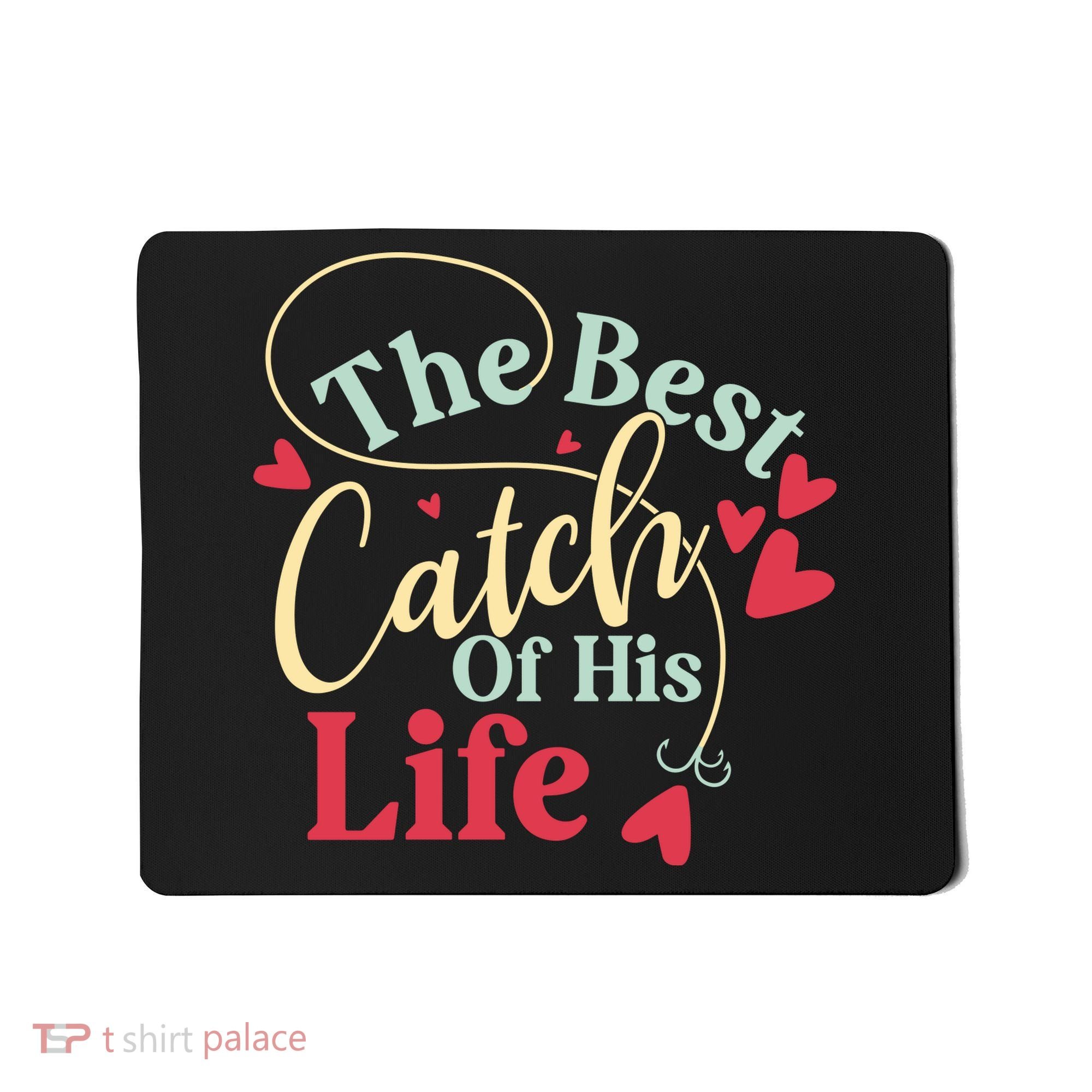 One Lucky Fisherman Matching Couples Mousepad