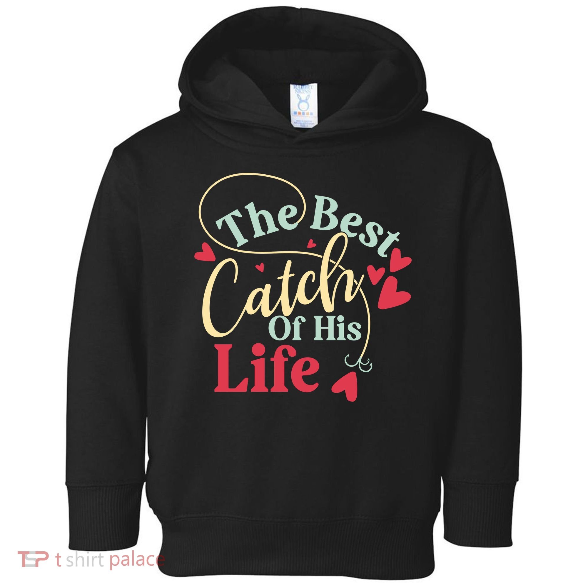 One Lucky Fisherman Matching Couples Toddler Hoodie