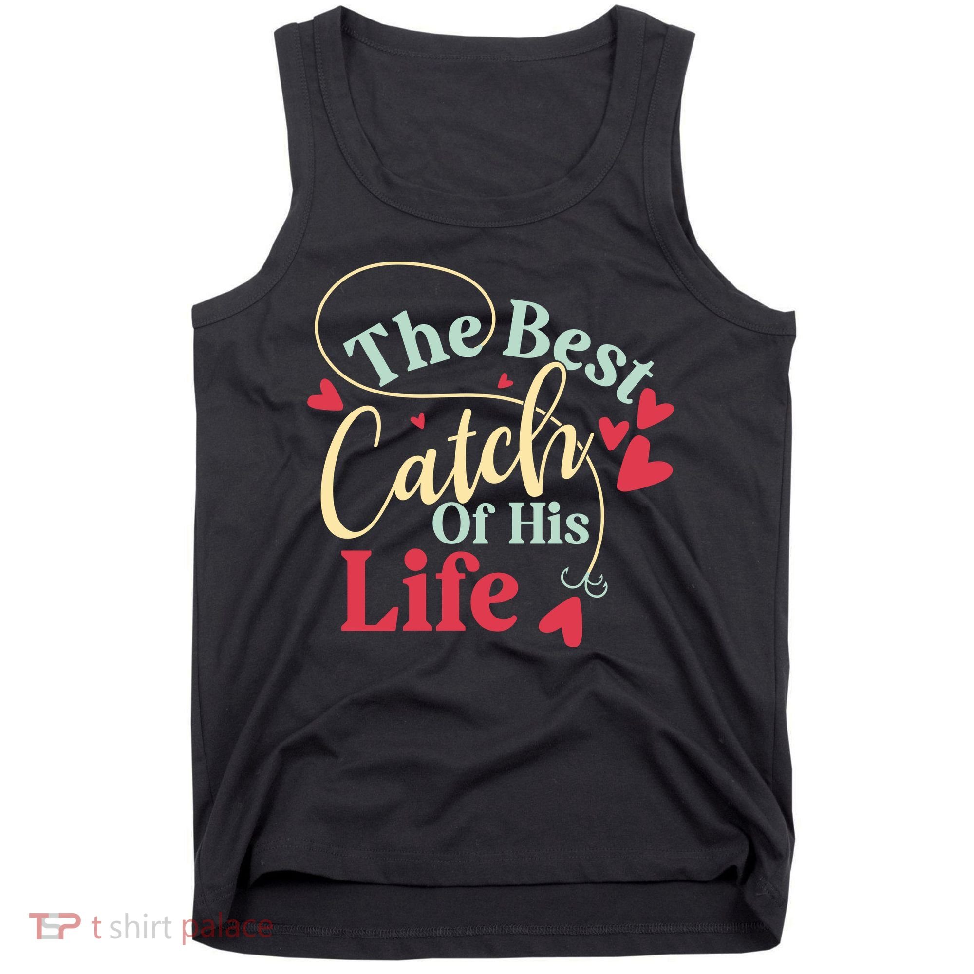 One Lucky Fisherman Matching Couples Tank Top