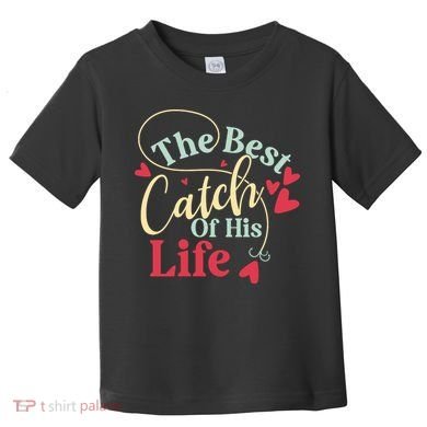 One Lucky Fisherman Matching Couples Toddler T-Shirt
