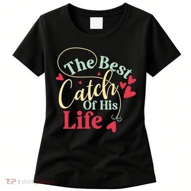 One Lucky Fisherman Matching Couples Women's T-Shirt