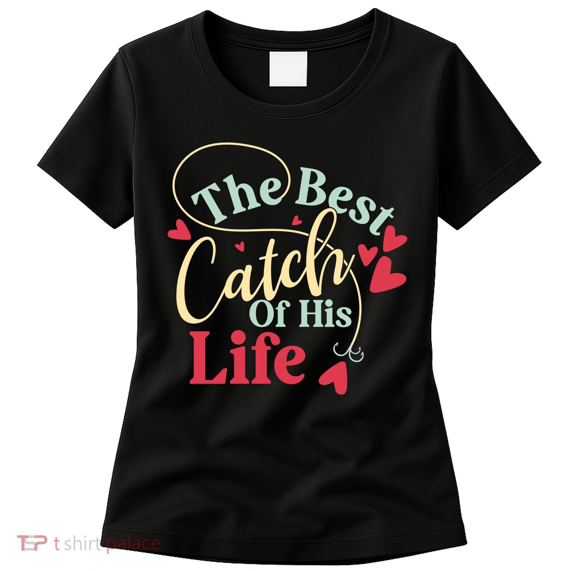One Lucky Fisherman Matching Couples Women's T-Shirt