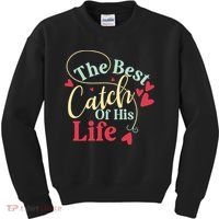 One Lucky Fisherman Matching Couples Kids Sweatshirt thumb 0
