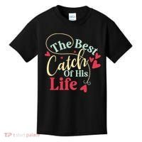One Lucky Fisherman Matching Couples Kids T-Shirt thumb 0