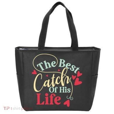 One Lucky Fisherman Matching Couples Tote Bag