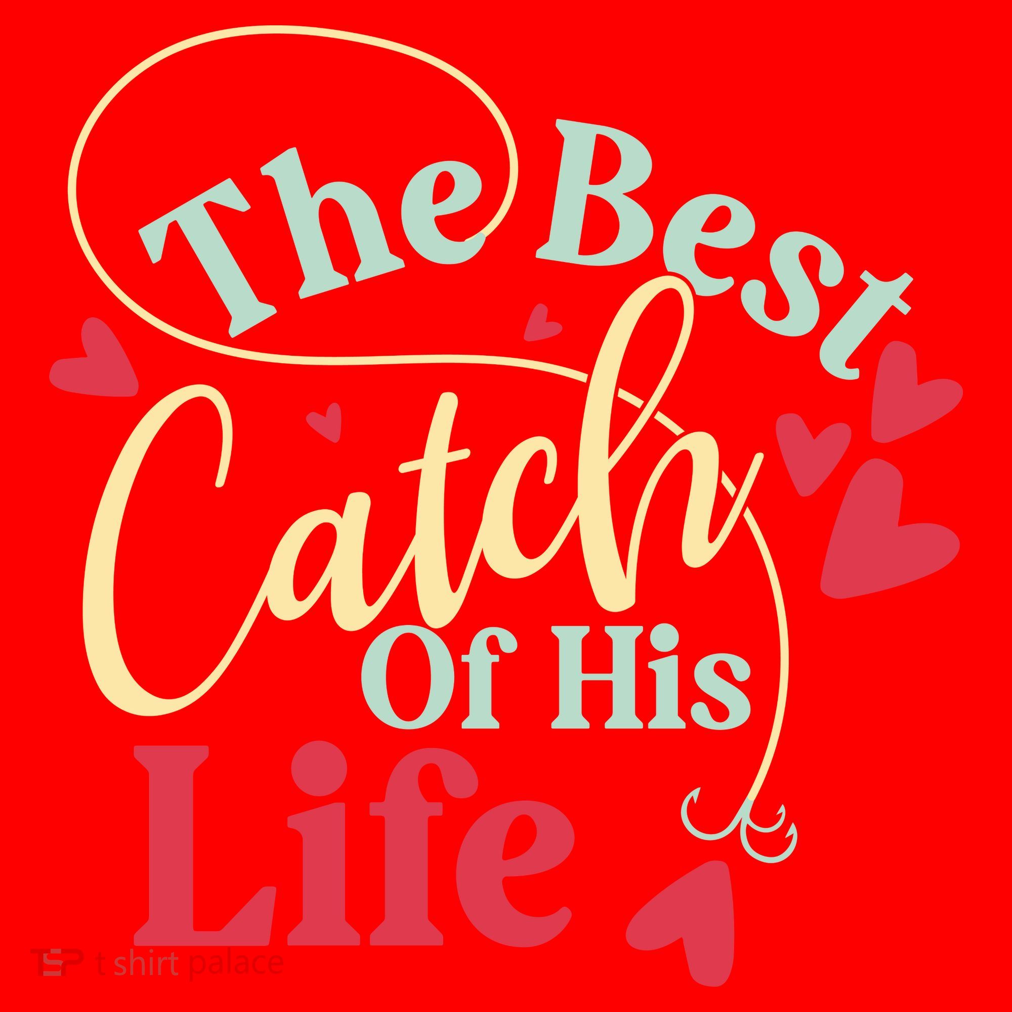 One Lucky Fisherman Matching Couples Santa Hat