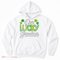 One Lucky Grandma Shamrock Irish Grandma St Patricks Day Hoodie thumb 0
