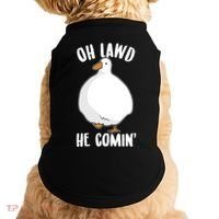 Oh Lawd He Comin Thicc Goose Meme Doggie Tank thumb 0