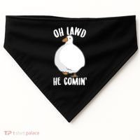 Oh Lawd He Comin Thicc Goose Meme USA-Made Doggie Bandana thumb 0