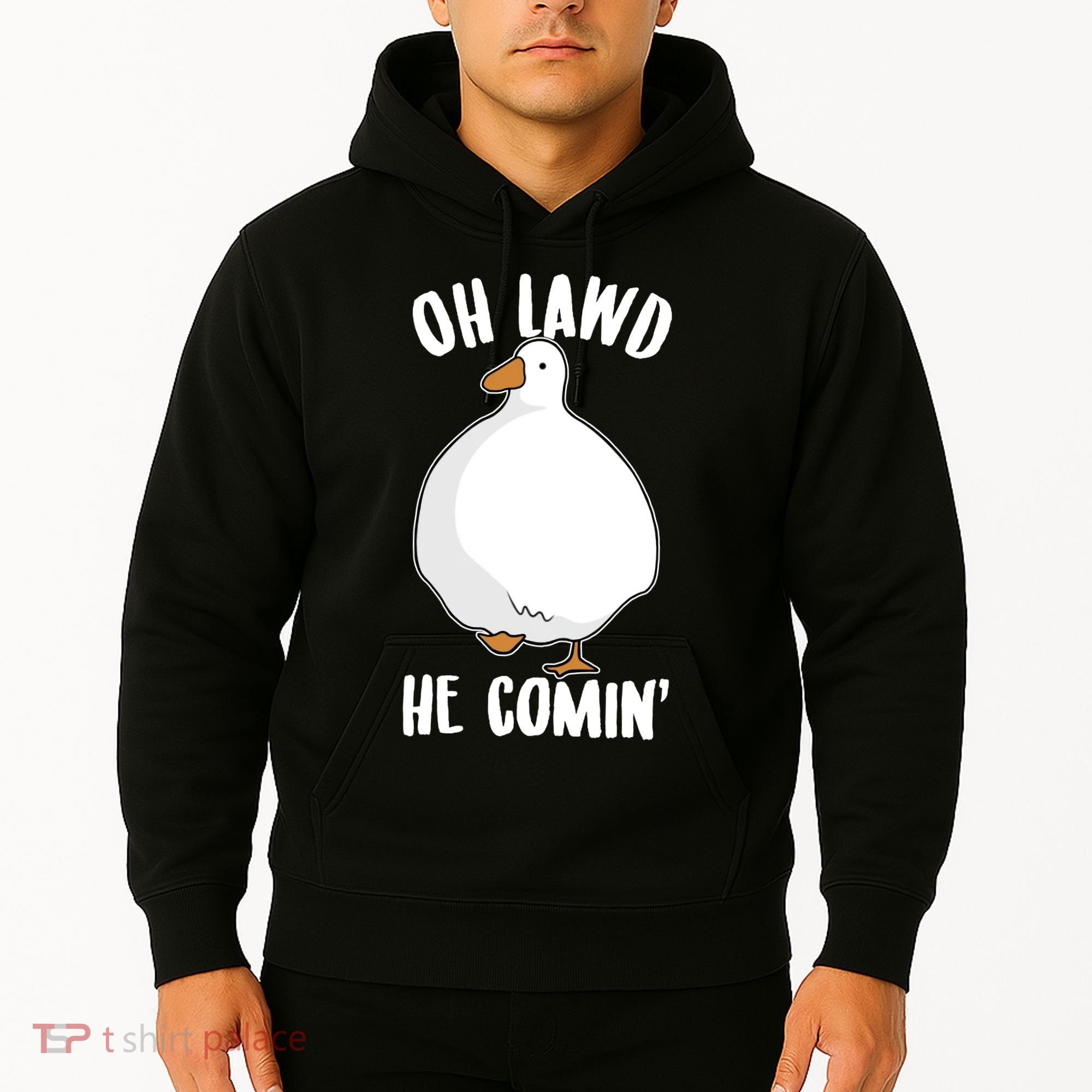 Oh Lawd He Comin Thicc Goose Meme Hoodie