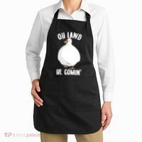 Oh Lawd He Comin Thicc Goose Meme Apron thumb 2