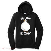 Oh Lawd He Comin Thicc Goose Meme Women's Hoodie thumb 0