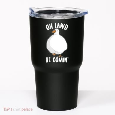 Oh Lawd He Comin Thicc Goose Meme Tumbler