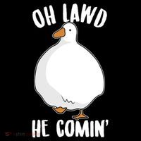 Oh Lawd He Comin Thicc Goose Meme Tank Top thumb 6
