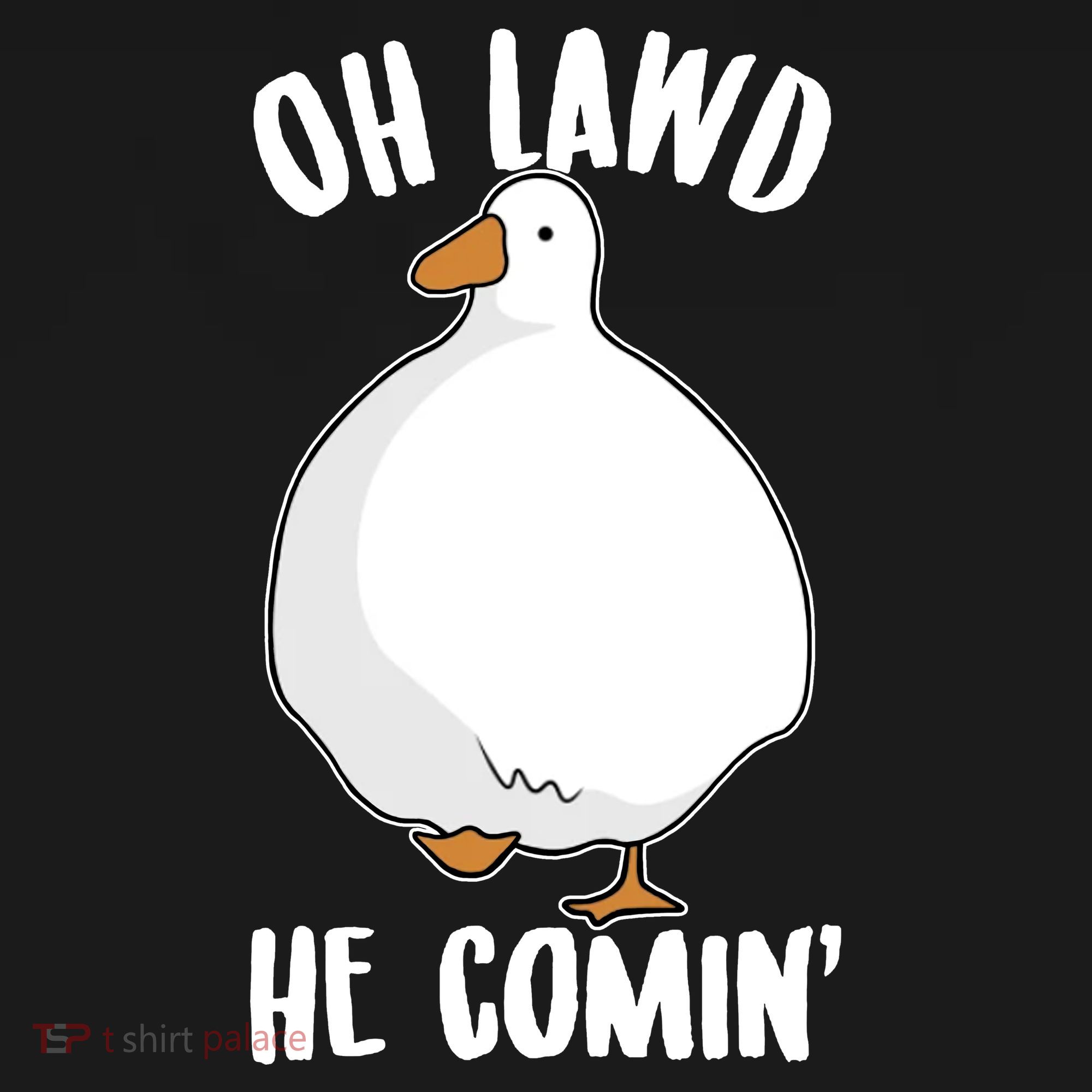 Oh Lawd He Comin Thicc Goose Meme Women's Long Sleeve Shirt