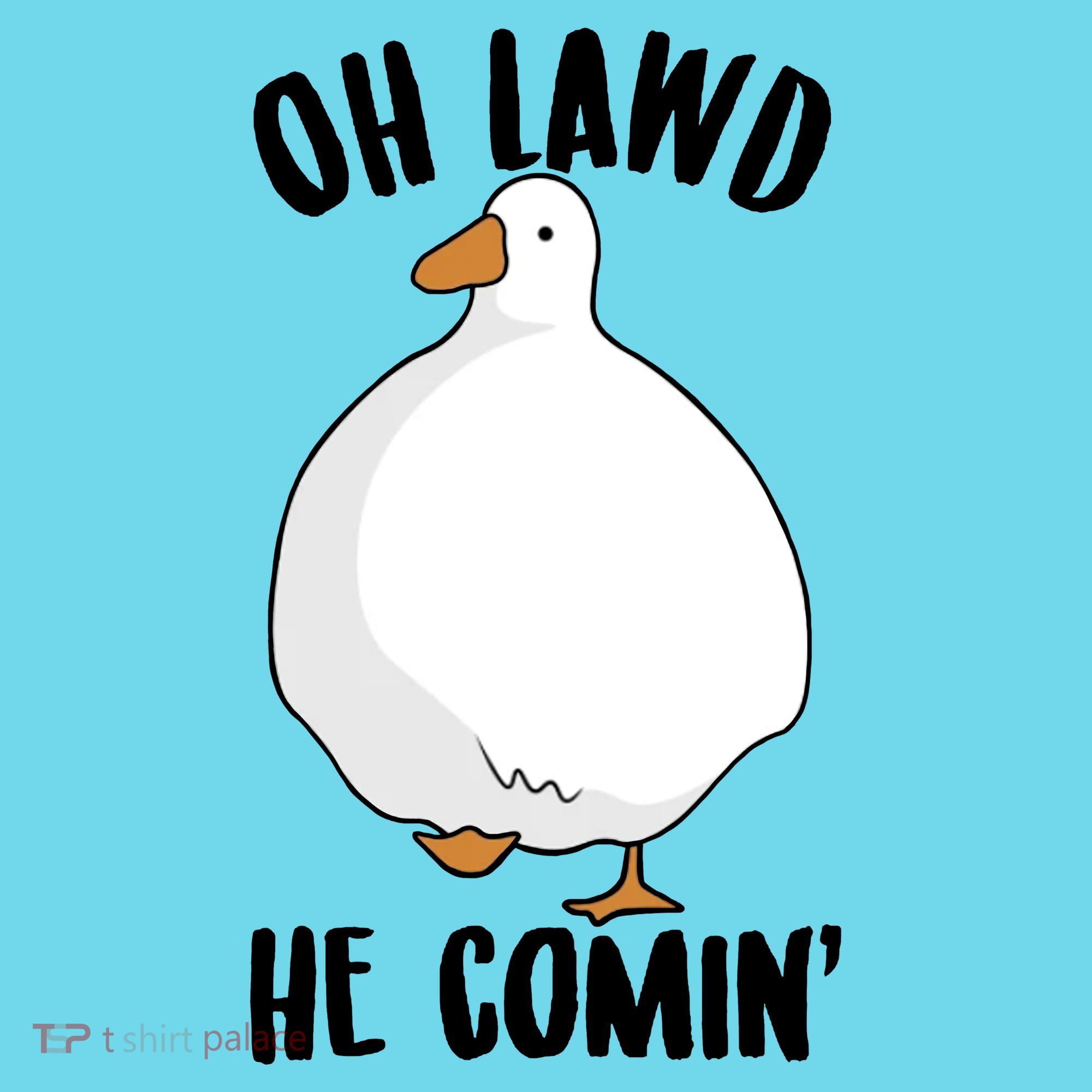Oh Lawd He Comin Thicc Goose Meme Long Sleeve Shirt
