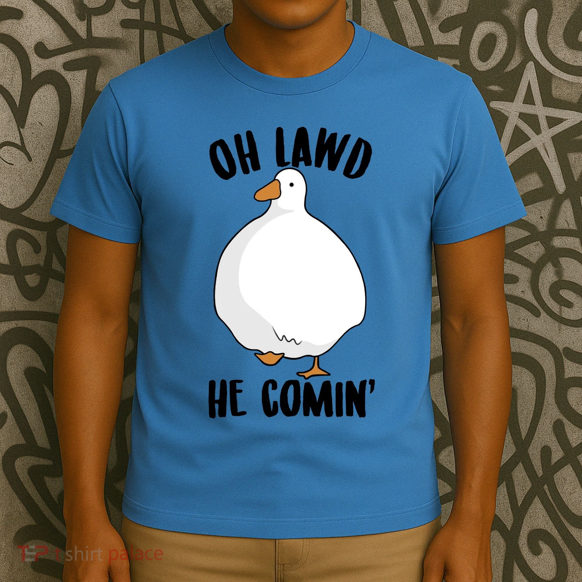 Oh Lawd He Comin Thicc Goose Meme T-Shirt