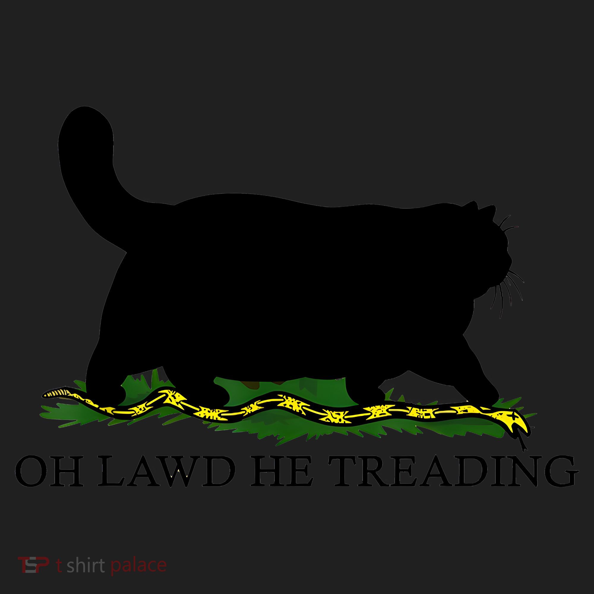 Oh Lawd He Treading Black Cat Women's Sweatshirt