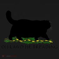 Oh Lawd He Treading Black Cat Toddler Hoodie thumb 2