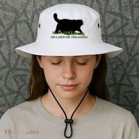 Oh Lawd He Treading Black Cat Bucket Hat thumb 3