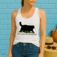 Oh Lawd He Treading Black Cat Women's Tank Top thumb 2