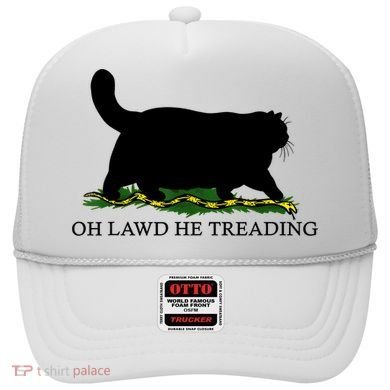 Oh Lawd He Treading Black Cat Hat