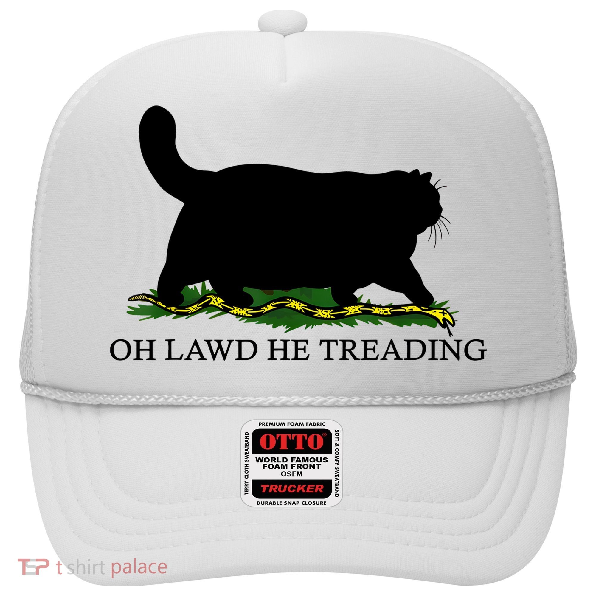 Oh Lawd He Treading Black Cat Hat