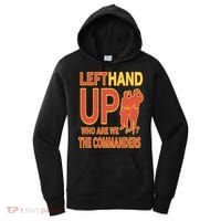 Official Left Hand Up Who Are We The Commanders Women's Hoodie thumb 0