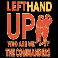 Official Left Hand Up Who Are We The Commanders Mousepad thumb 1