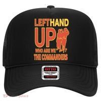 Official Left Hand Up Who Are We The Commanders Hat thumb 0