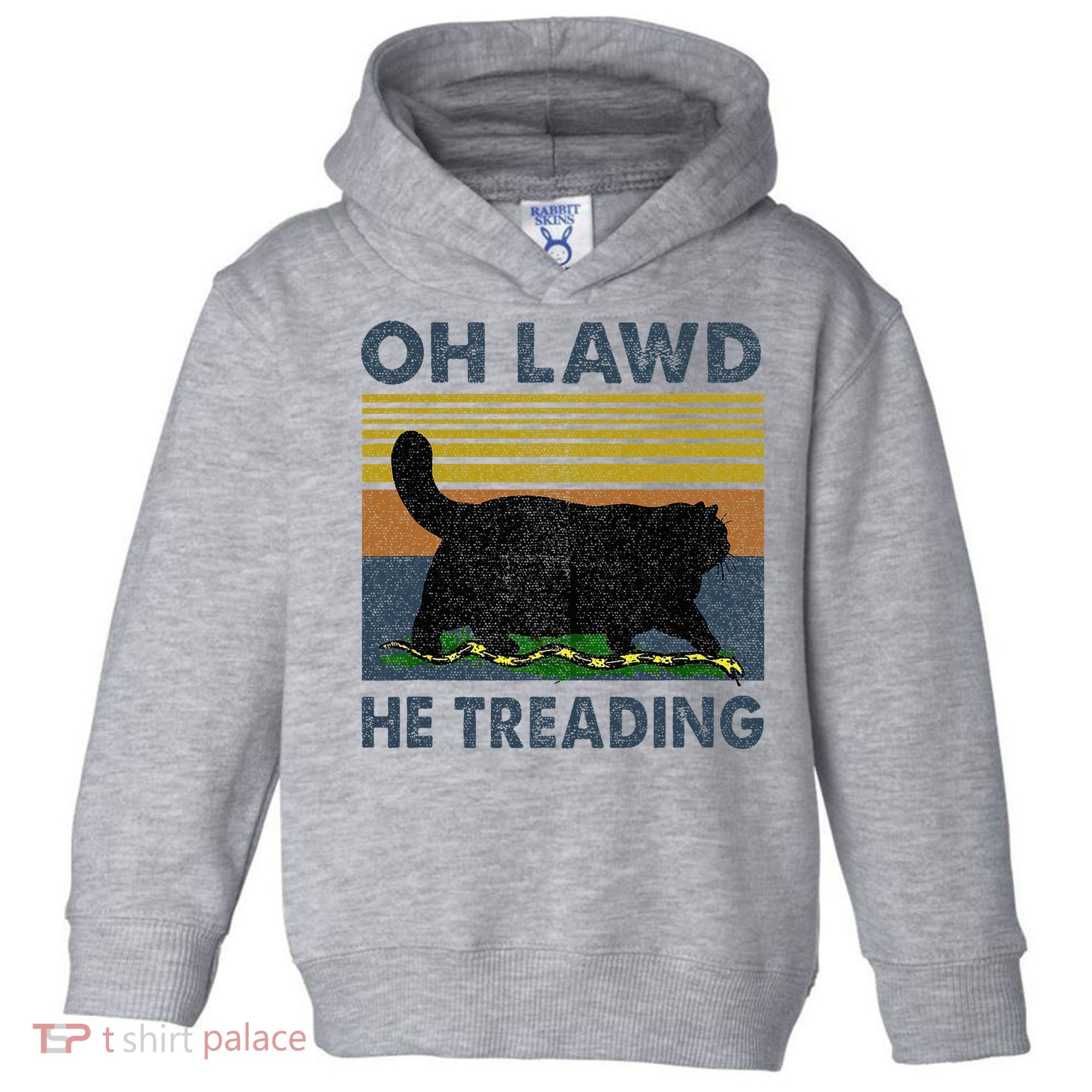 Oh Lawd He Treading Toddler Hoodie