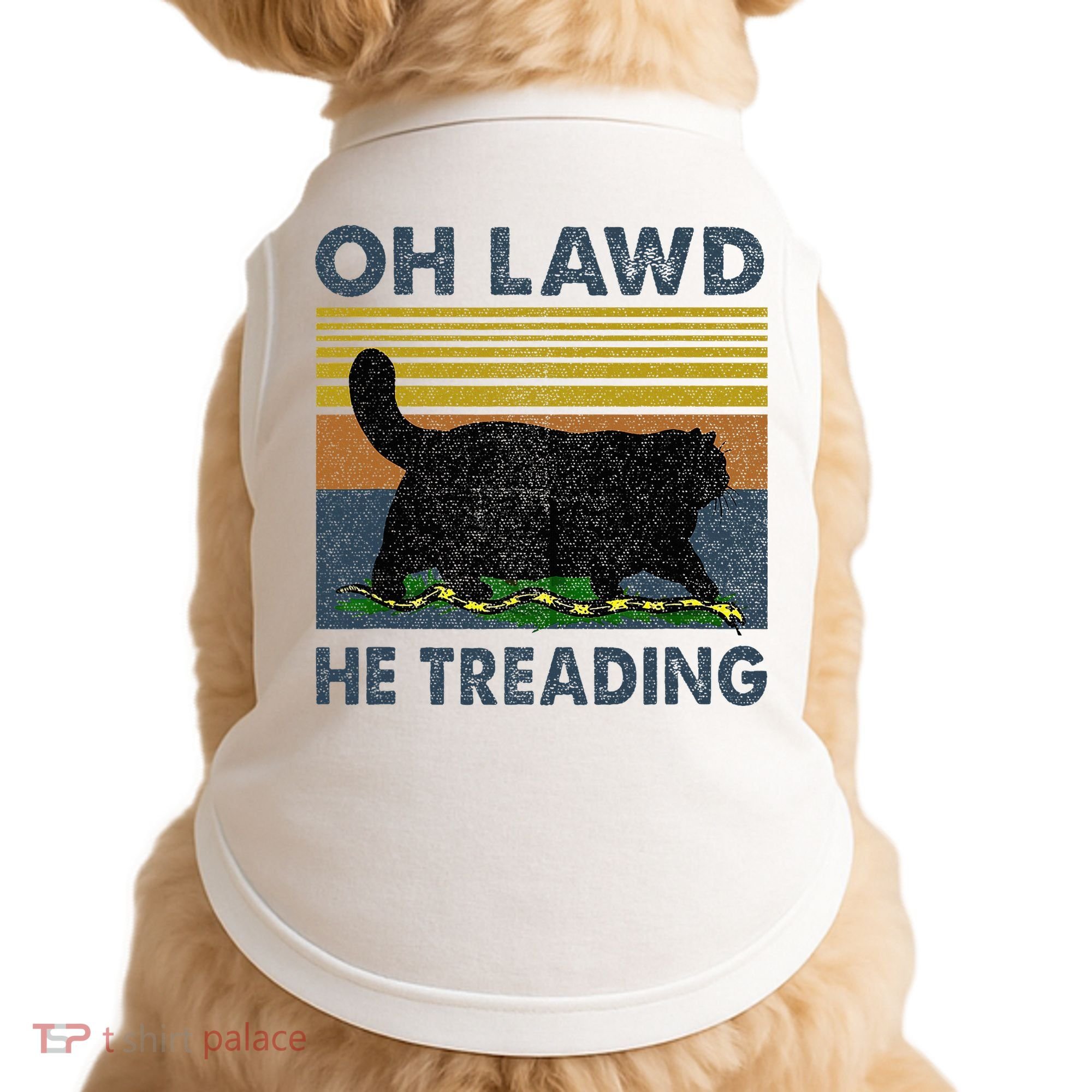 Oh Lawd He Treading Doggie Tank