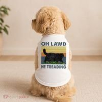 Oh Lawd He Treading Doggie Tank thumb 2