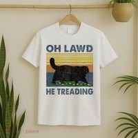 Oh Lawd He Treading T-Shirt thumb 2