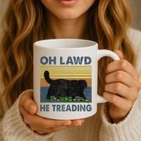 Oh Lawd He Treading Coffee Mug thumb 3