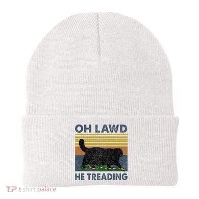 Oh Lawd He Treading Beanie