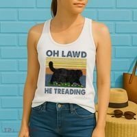 Oh Lawd He Treading Women's Tank Top thumb 2