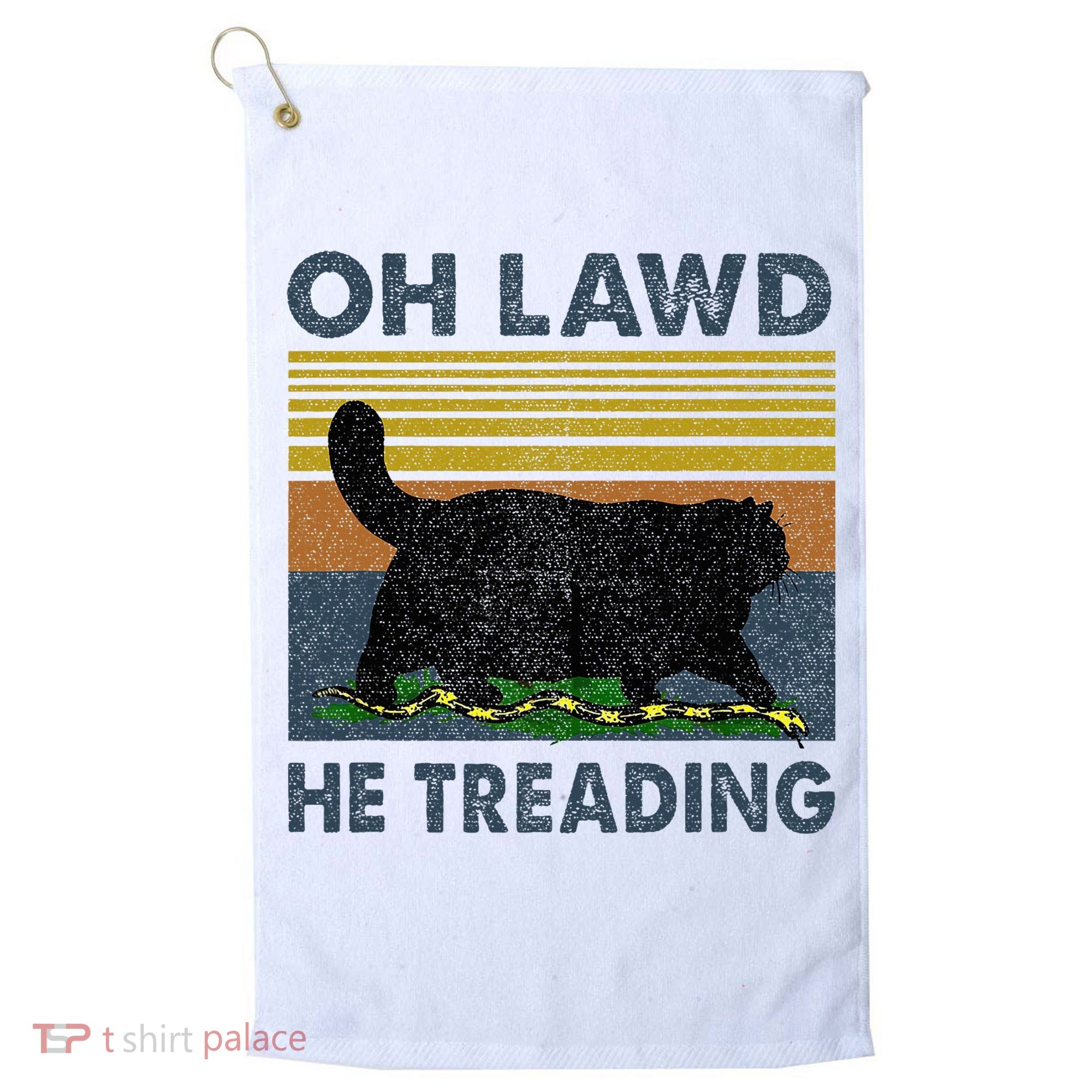 Oh Lawd He Treading Golf Towel
