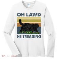Oh Lawd He Treading Women's Long Sleeve Shirt thumb 0