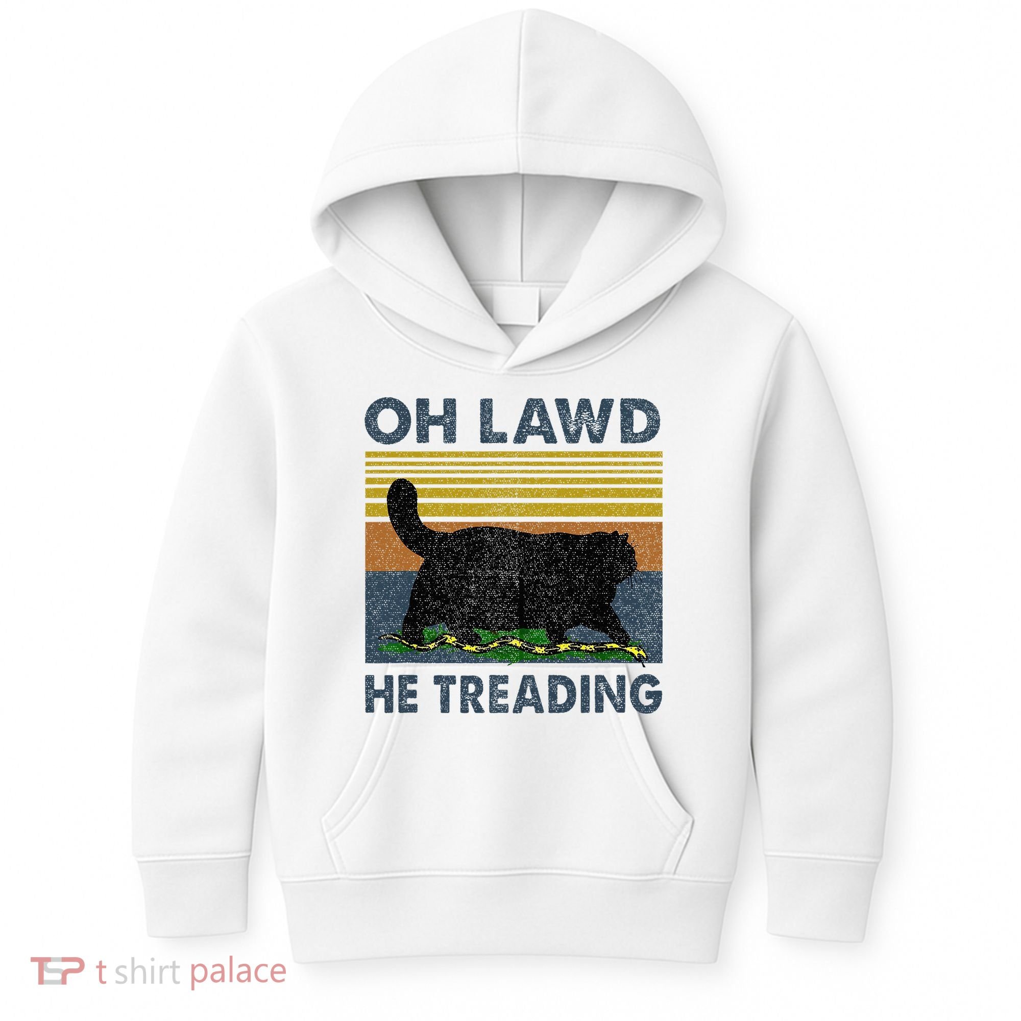 Oh Lawd He Treading Kids Hoodie