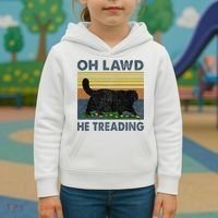Oh Lawd He Treading Kids Hoodie thumb 3