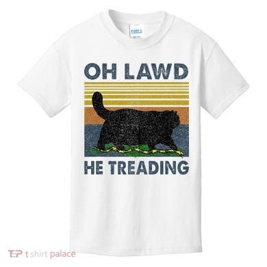 Oh Lawd He Treading Kids T-Shirt