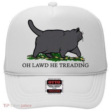 Oh Lawd He Treading Funny Fat Cat Hat