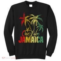 One Love Jamaica Caribbean Vacation Reggae Sweatshirt thumb 0