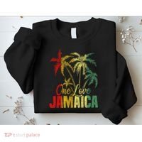 One Love Jamaica Caribbean Vacation Reggae Sweatshirt thumb 2