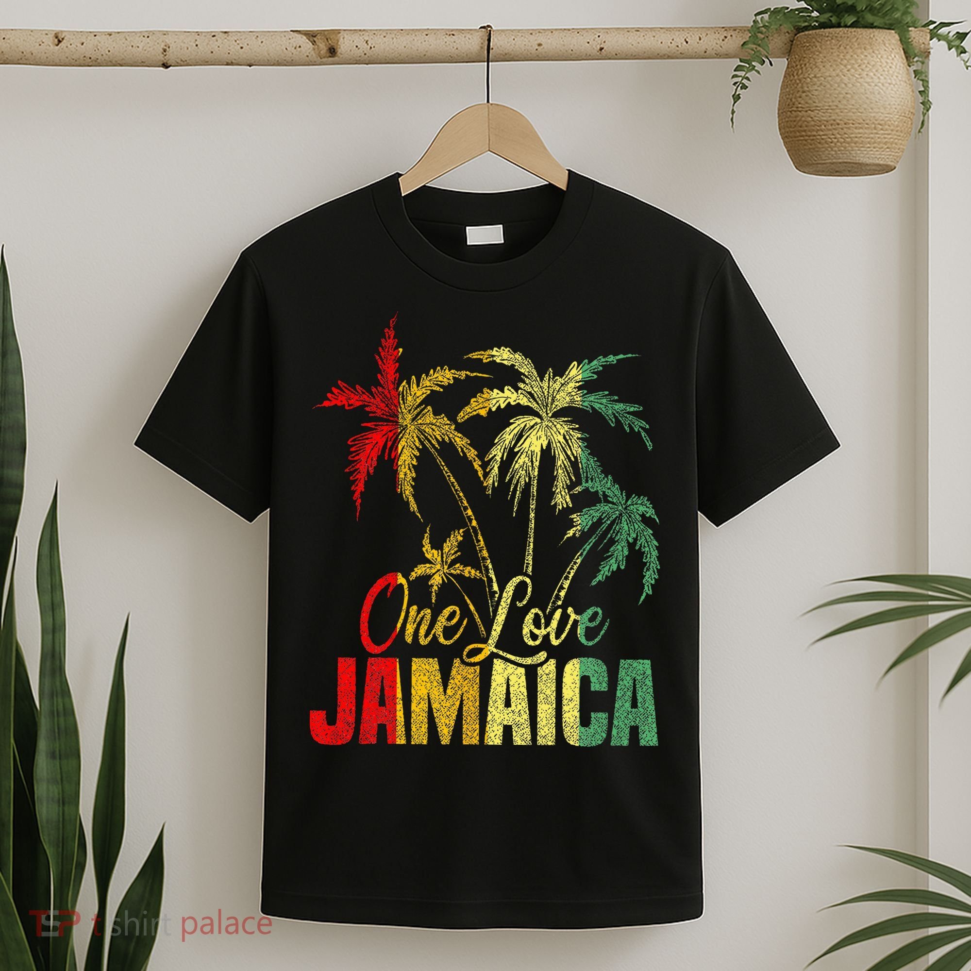 One Love Jamaica Caribbean Vacation Reggae T-Shirt