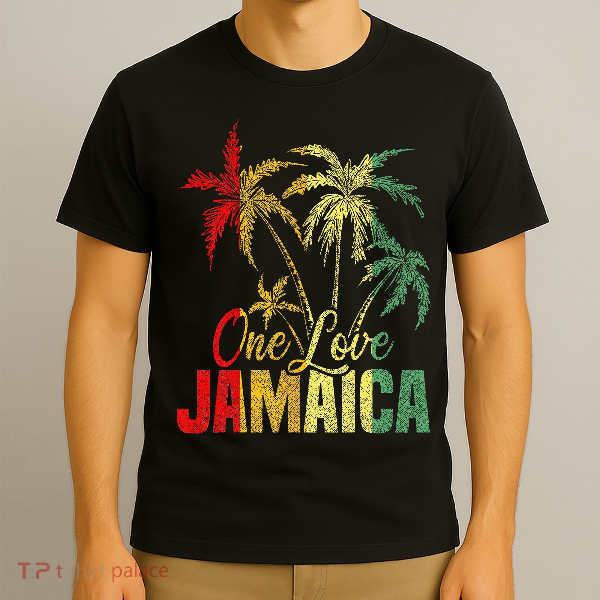One Love Jamaica Caribbean Vacation Reggae T-Shirt