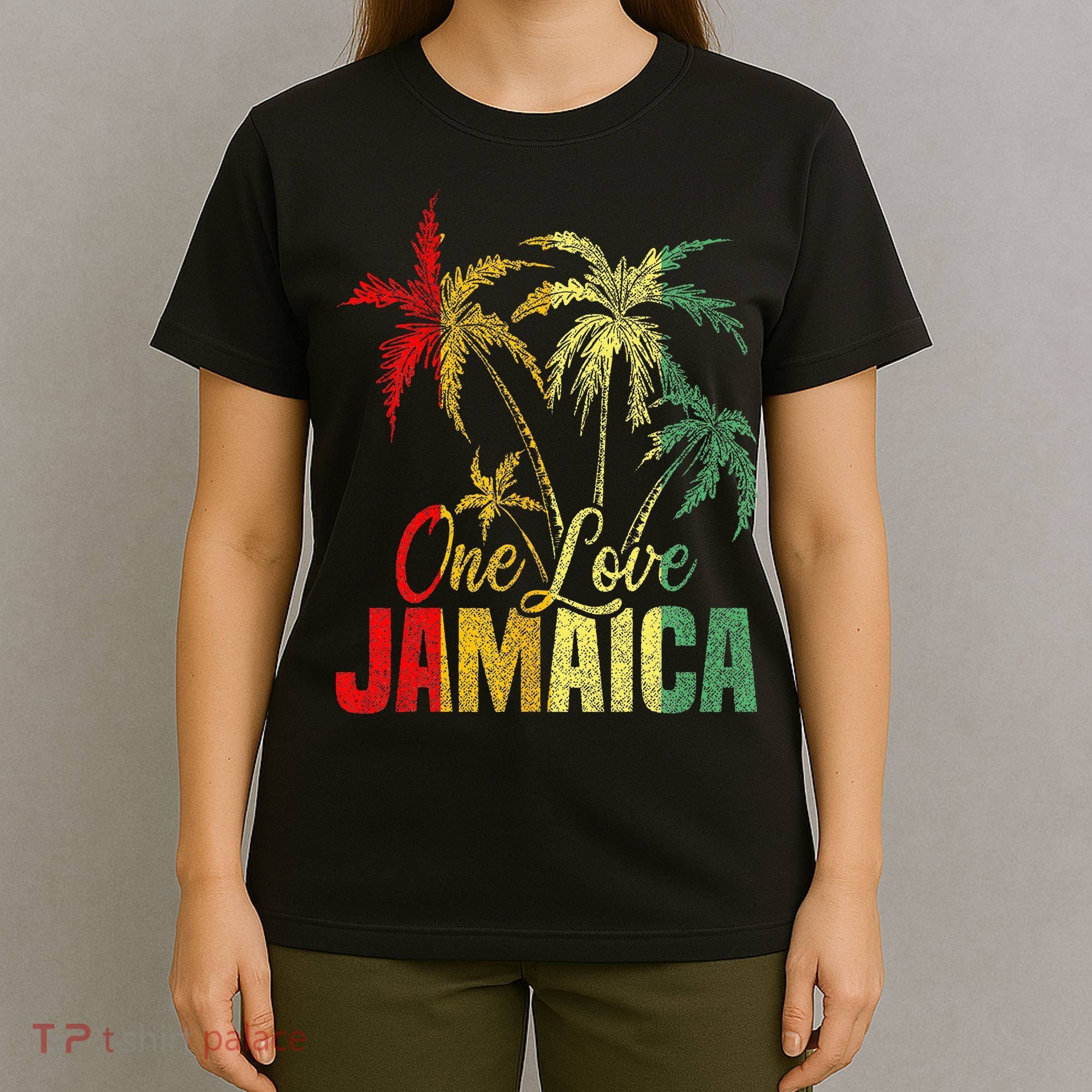 One Love Jamaica Caribbean Vacation Reggae T-Shirt