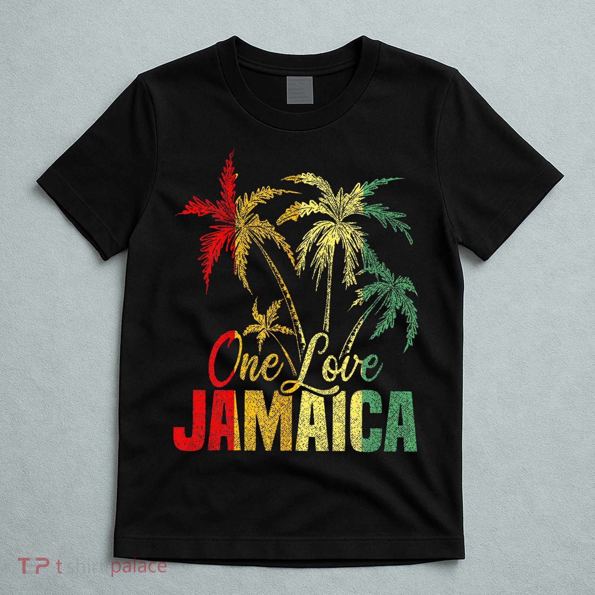 One Love Jamaica Caribbean Vacation Reggae T-Shirt