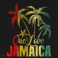 One Love Jamaica Caribbean Vacation Reggae Women's Hoodie thumb 2